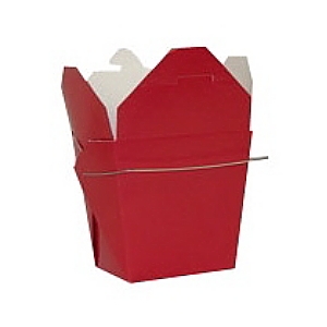 Chinese Takeout Boxes - Red
